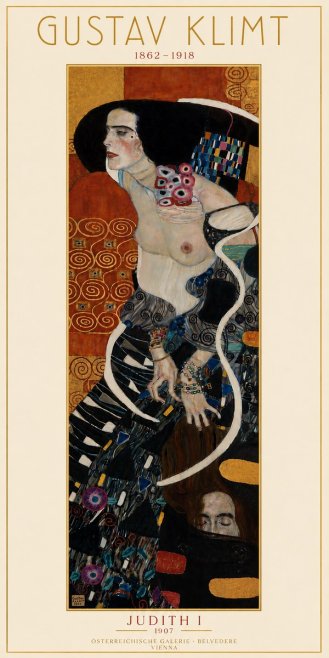 Klimt Judith I No4 - Juliste