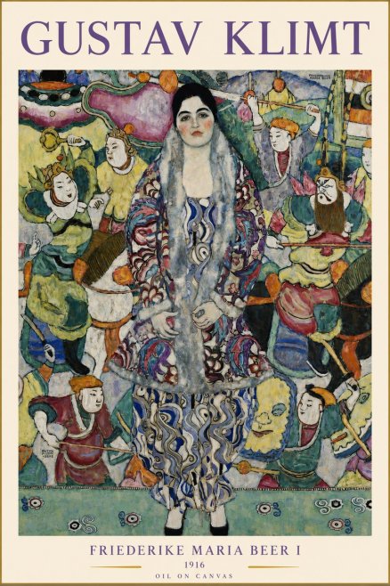 Klimt Friederike Maria Beer I No3 - Juliste