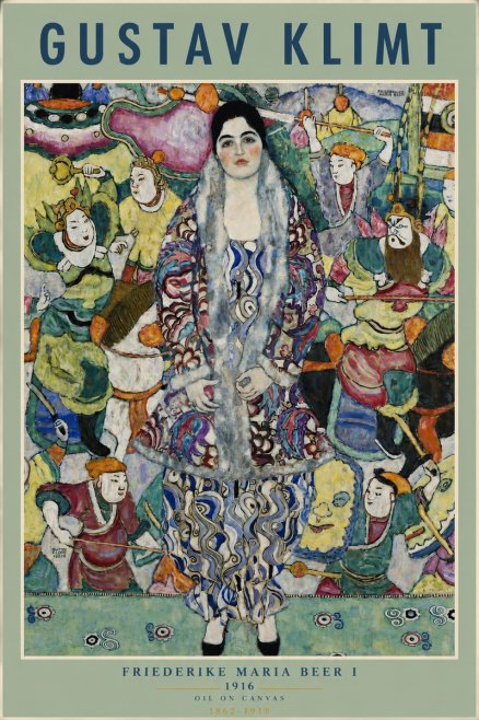 Klimt Friederike Maria Beer I No4 - Juliste
