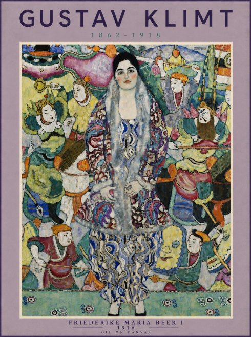 Klimt Friederike Maria Beer I No5 - Juliste