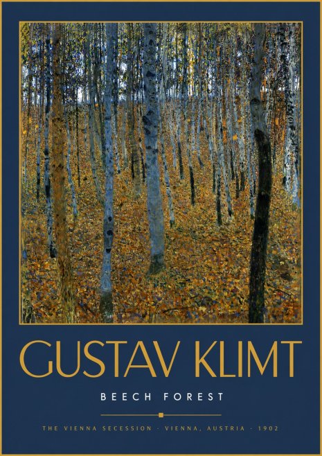 Klimt Beech Forest No6 - Juliste