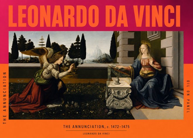 Leonardo da Vinci The Annunciation No3 - Juliste