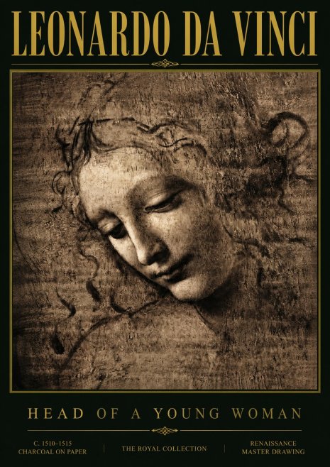 Leonardo da Vinci Head of a Young Woman II No6 - Juliste