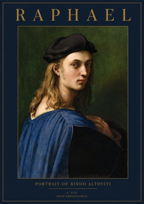 Raphael Portrait of Bindo Altoviti No2 - Juliste