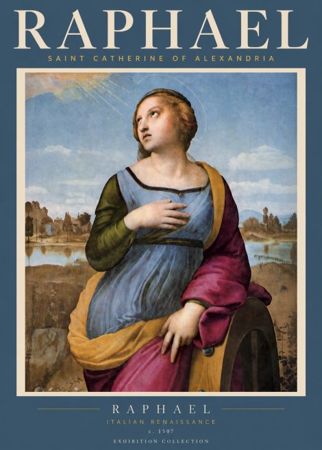 Raphael Saint Catherine of Alexandria No2 - Juliste