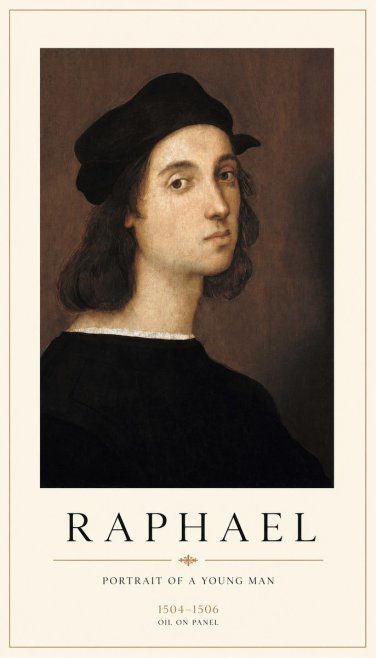 Raphael Portrait of a Young Man No1 - Juliste