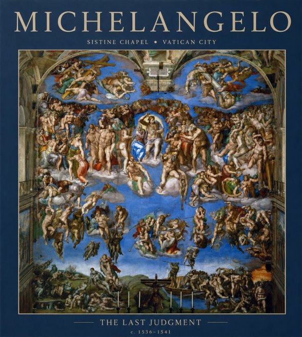 Michelangelo The Last Judgment No2 - Juliste