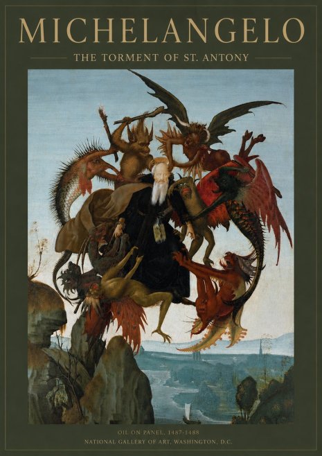 Michelangelo The Torment of St. Antony No4 - Juliste
