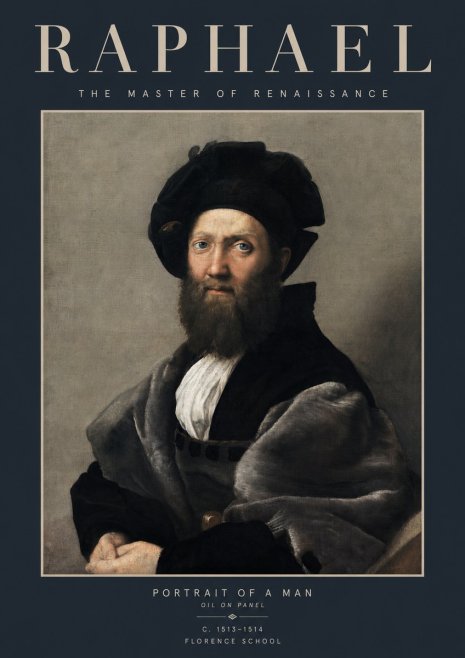 Raphael Portrait of a Man No2 - Juliste