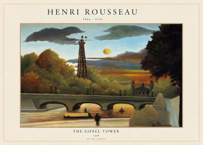 Rousseau The Eiffel Tower No1 - Juliste