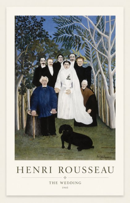 Rousseau The Wedding No1 - Juliste
