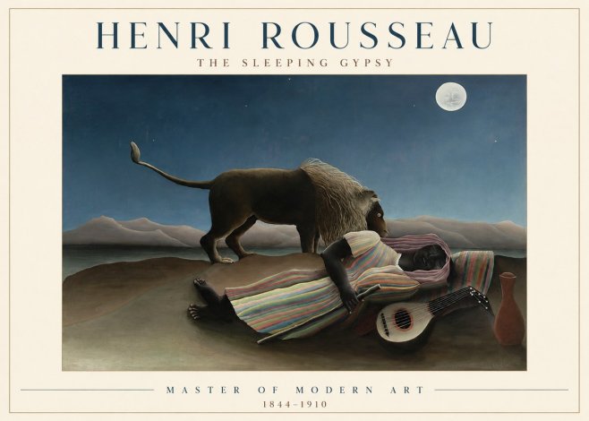 Rousseau The Sleeping Gypsy No1 - Juliste