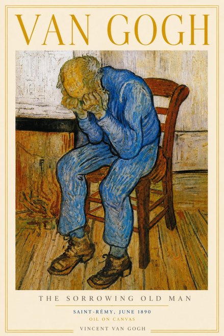Van Gogh Sorrowing Old Man No4 - Juliste
