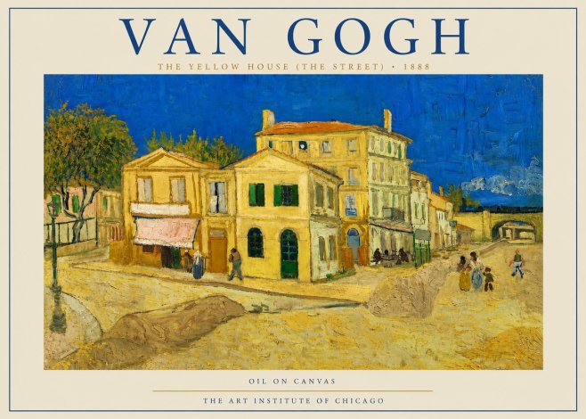Van Gogh The Yellow House (the Street) No5 - Juliste