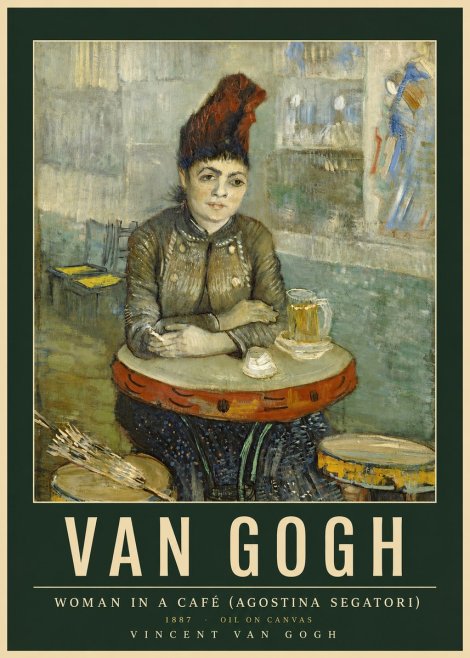 Van Gogh Woman in a Café (Agostina Segatori) No2 - Juliste