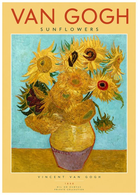 Van Gogh Sunflowers I No2 - Juliste
