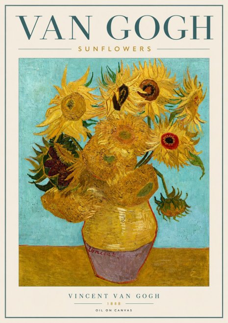 Van Gogh Sunflowers I No3 - Juliste