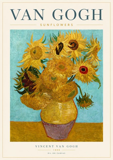 Van Gogh Sunflowers I No5 - Juliste