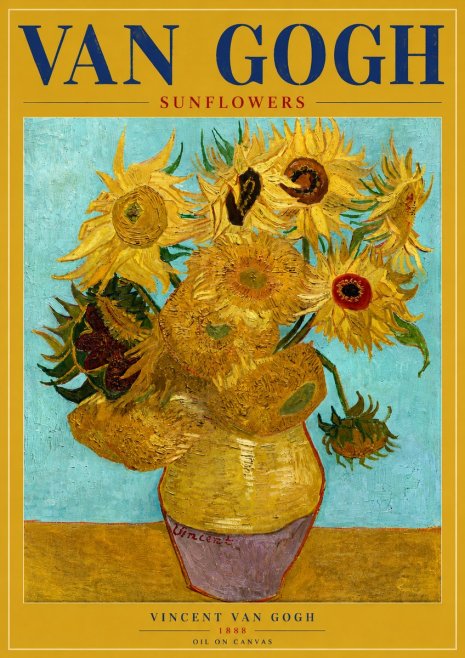 Van Gogh Sunflowers I No6 - Juliste