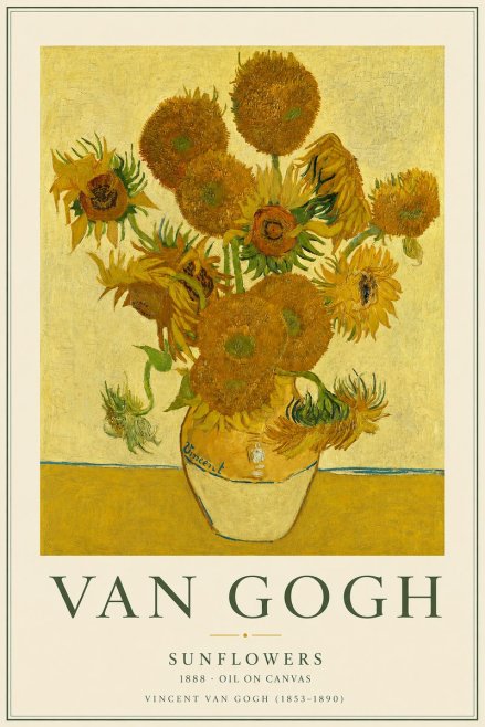 Van Gogh Sunflowers II No2 - Juliste