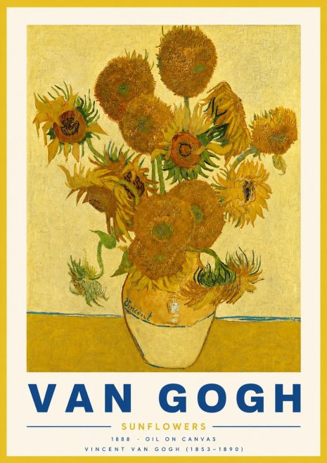Van Gogh Sunflowers II No3 - Juliste