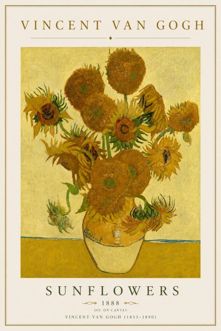Van Gogh Sunflowers II No4 - Juliste