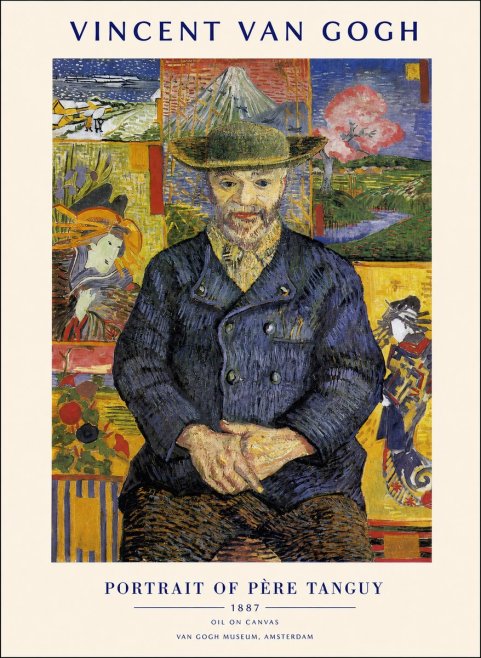 Van Gogh Portrait of Père Tanguy I No1 - Juliste