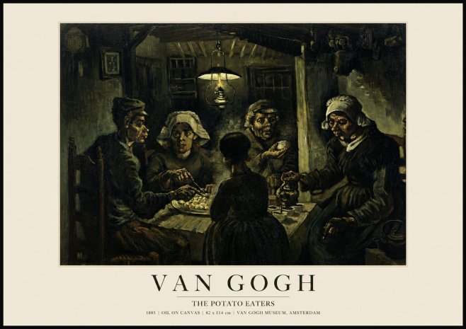 Van Gogh The Potato Eaters II No1 - Juliste