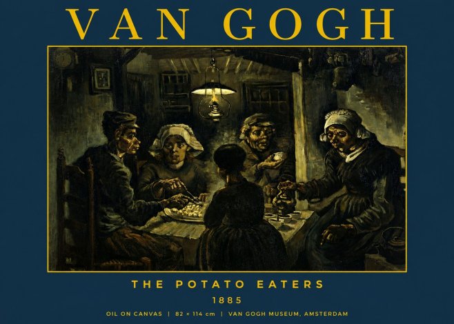 Van Gogh The Potato Eaters II No2 - Juliste