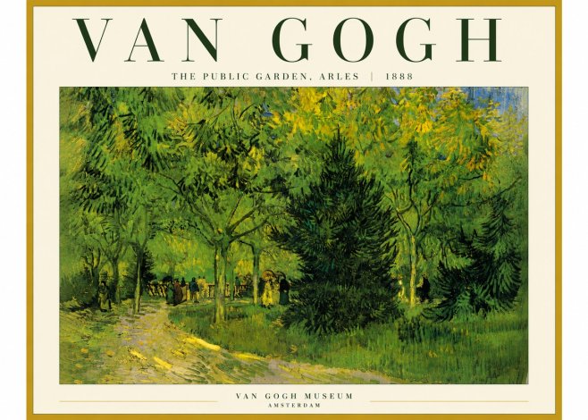 Van Gogh The Public Garden, Arles No6 - Juliste
