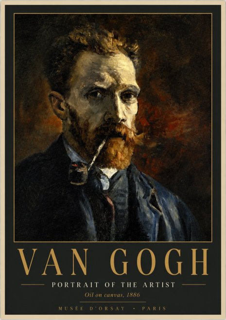 Van Gogh Portrait of the Artist I No2 - Juliste