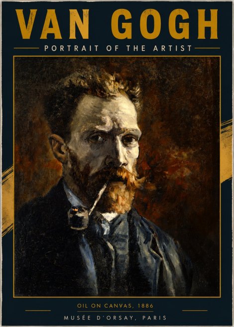 Van Gogh Portrait of the Artist I No3 - Juliste
