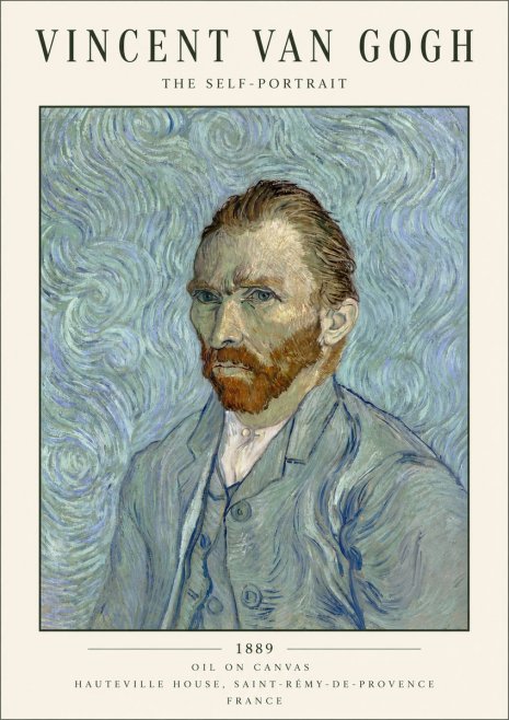 Van Gogh The Self-portrait No3 - Juliste