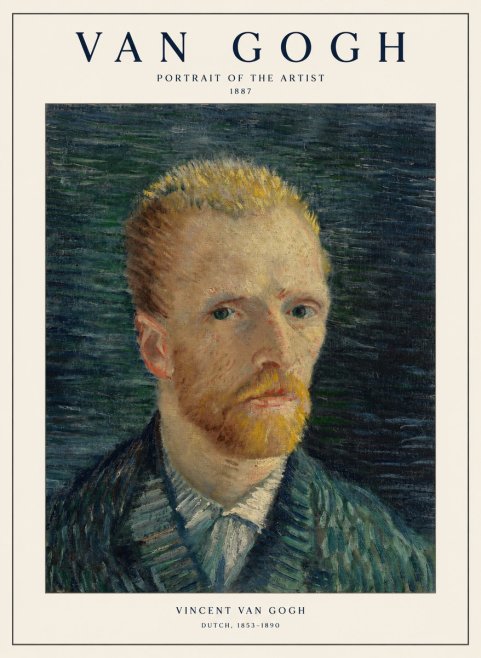 Van Gogh Portrait of the Artist II No1 - Juliste