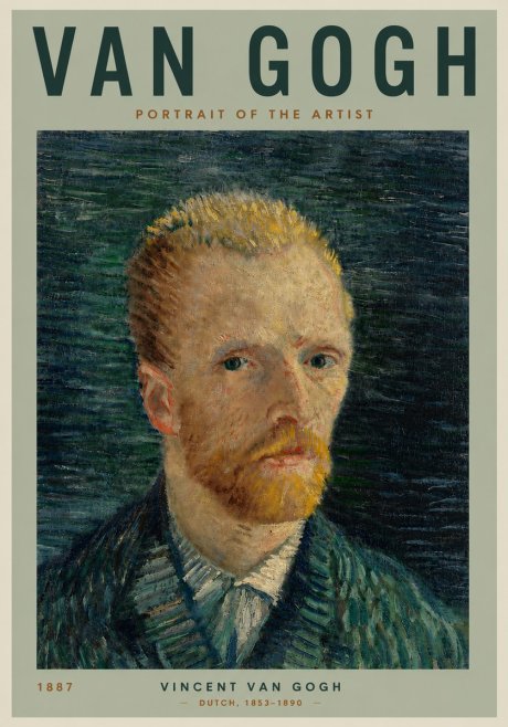 Van Gogh Portrait of the Artist II No4 - Juliste