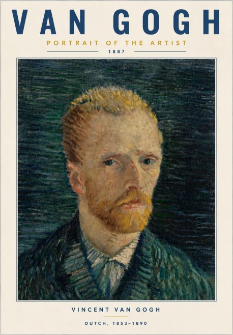 Van Gogh Portrait of the Artist II No6 - Juliste