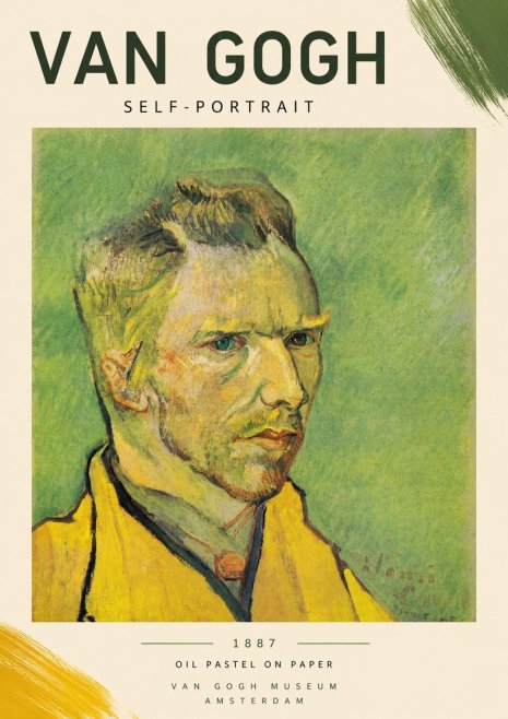 Van Gogh Self-portrait II No5 - Juliste