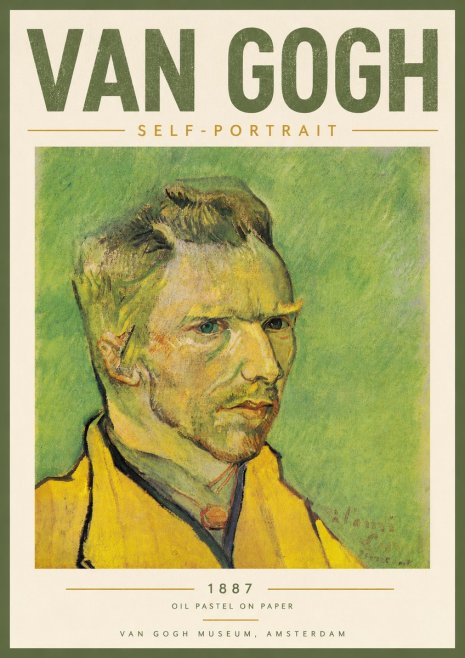 Van Gogh Self-portrait II No6 - Juliste