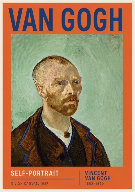 Van Gogh Self-portrait III No6 - Juliste