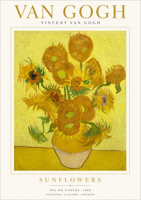 Van Gogh Sunflowers III No1 - Juliste