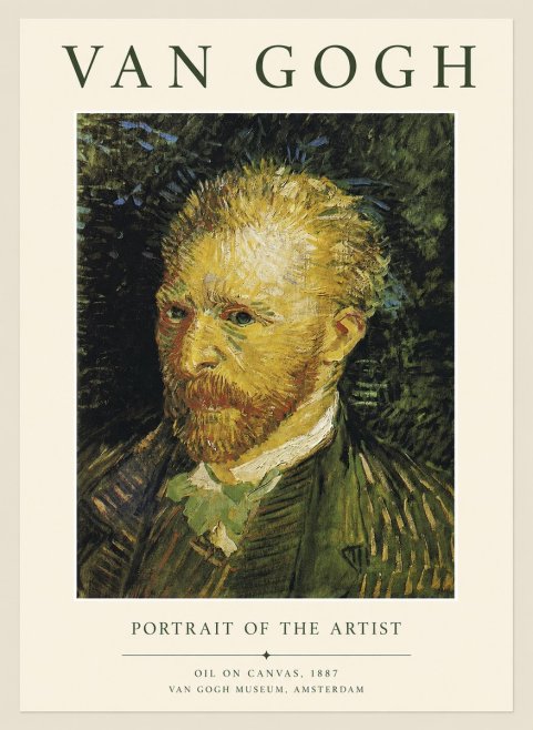 Van Gogh Portrait of the Artist III No1 - Juliste