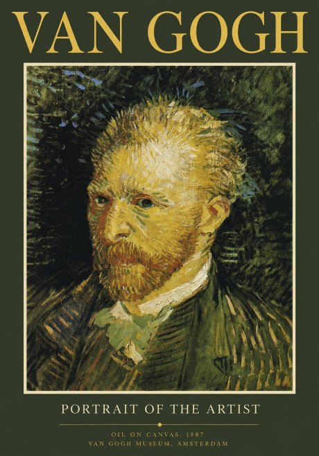 Van Gogh Portrait of the Artist III No2 - Juliste