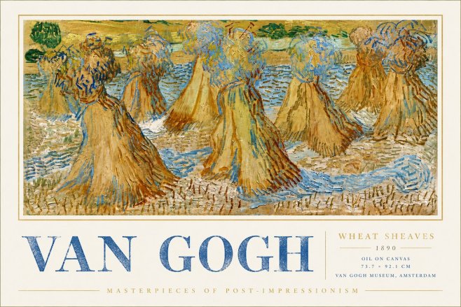 Van Gogh Wheat Sheaves No6 - Juliste