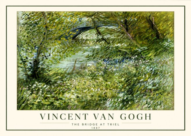 Van Gogh The Bridge at Triel No4 - Juliste