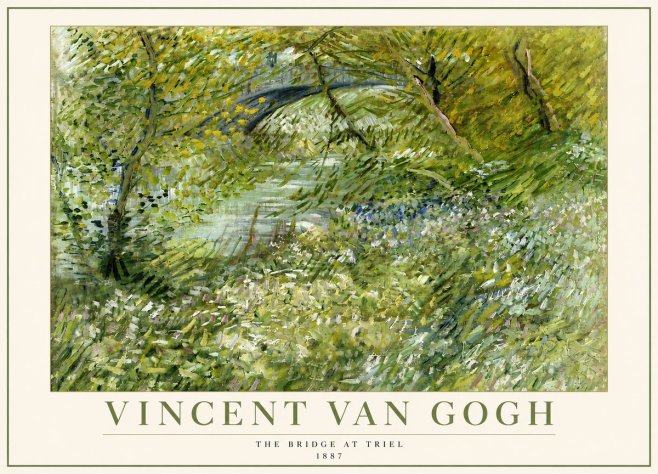 Van Gogh The Bridge at Triel No5 - Juliste