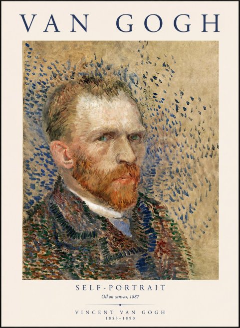 Van Gogh Self-portrait IV No1 - Juliste