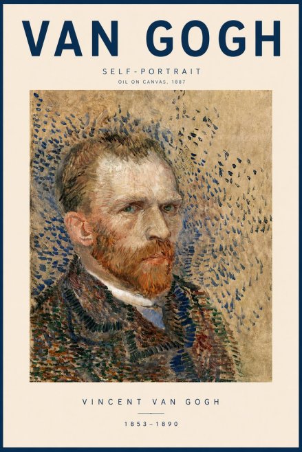 Van Gogh Self-portrait IV No3 - Juliste
