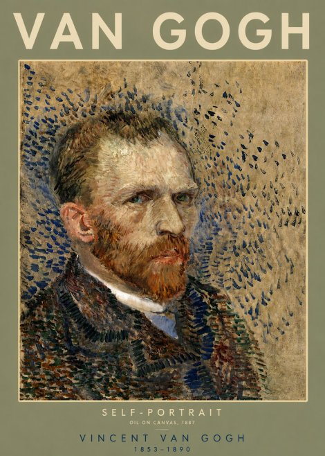 Van Gogh Self-portrait IV No4 - Juliste