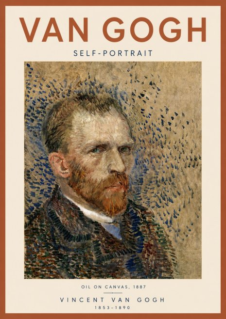 Van Gogh Self-portrait IV No5 - Juliste