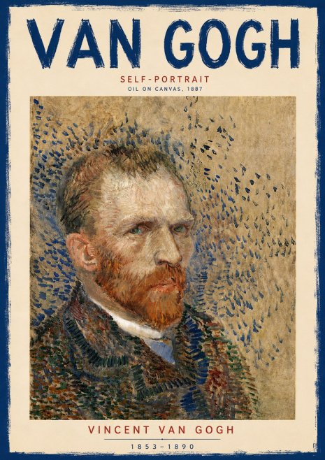 Van Gogh Self-portrait IV No6 - Juliste